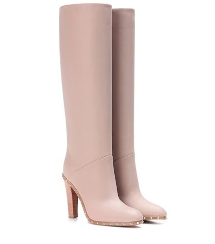 Valentino Valentino Garavani Soul Rockstud Embellished Leather Boots