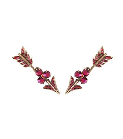 Valentino Crystal-embellished Earrings