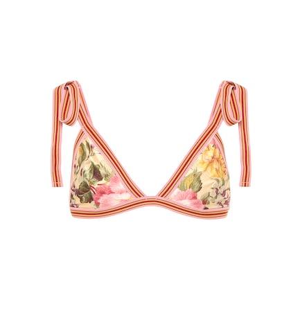 Zimmermann Honour Floral Bikini Top