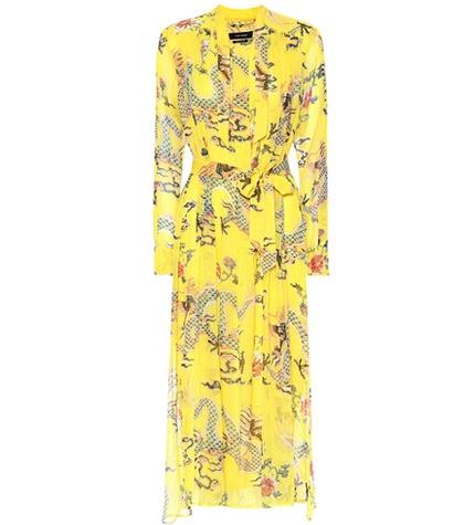 Isabel Marant Dalika Printed Silk-blend Dress