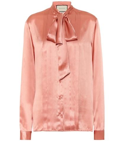 Gucci Silk-satin Blouse