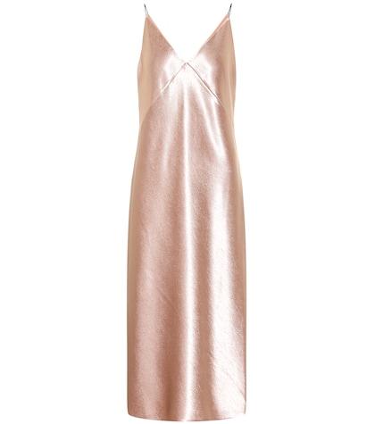 Vince Metallic Satin Dress