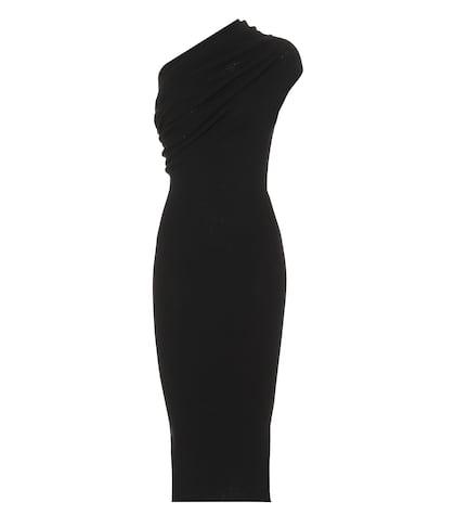 Rick Owens Stretch Jersey One-shoulder Dress