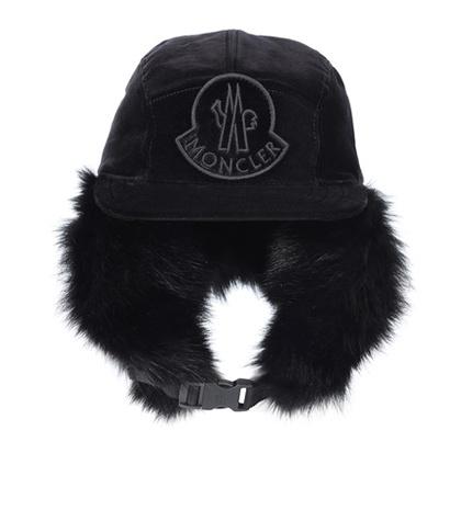 Jimmy Choo Fur-lined Cotton Trapper Hat