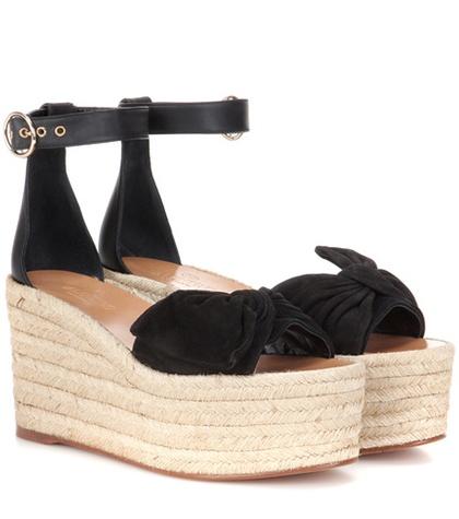 See By Chlo Valentino Garavani Suede Platform Sandals