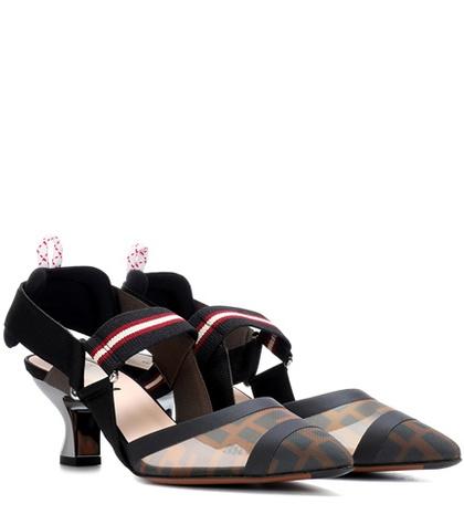 Bottega Veneta Colibrì Mesh Slingback Pumps