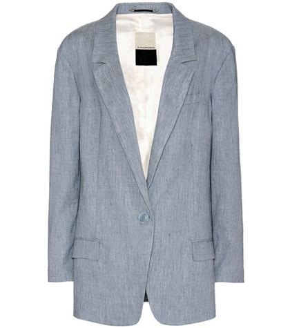 Roger Vivier Zaqias Linen-blend Blazer