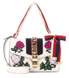 Gucci Sylvie Small Embroidered Leather Bag