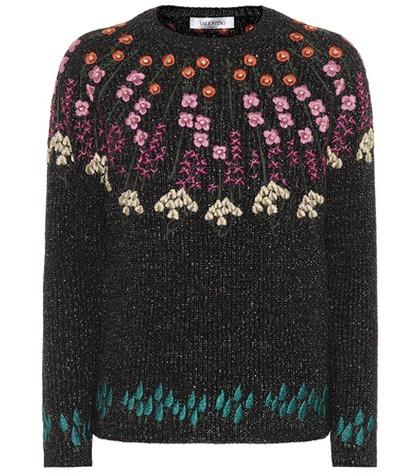 See By Chlo Embroidered Wool-blend Sweater