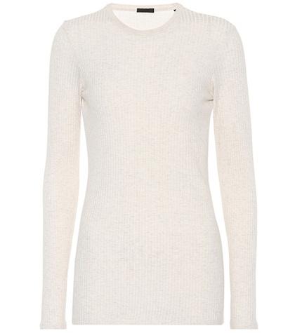 Atm Anthony Thomas Melillo Ribbed-knit Jersey Top