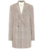 Saint Laurent Valerie Checked Blazer