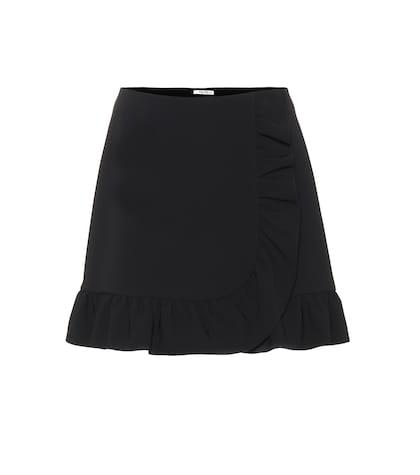 Miu Miu Ruffle-trimmed Miniskirt