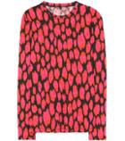 Jimmy Choo Printed Cotton Long-sleeved Top