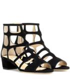 Jimmy Choo Ren 35 Suede Sandals