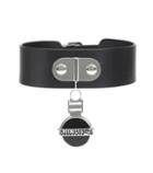 Vetements Georgian Logo Leather Choker