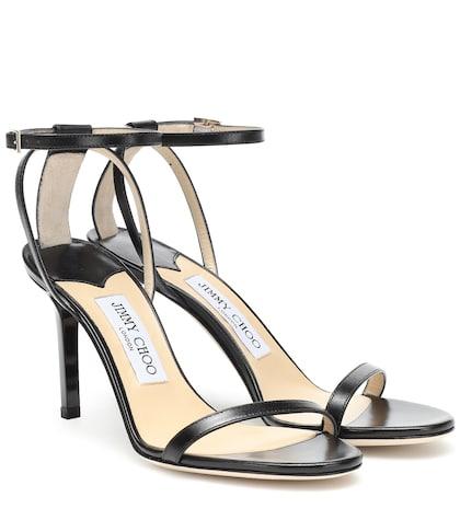 Versace Minny 85 Leather Sandals