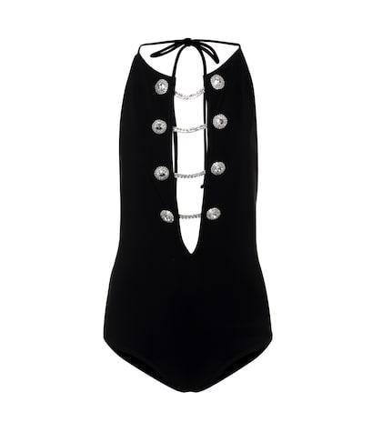 Alessandra Rich Embellished Swimsuit