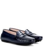 Saint Laurent City Gommino Leather Loafers