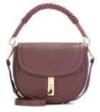 Altuzarra Ghianda Mini Leather Saddle Bag