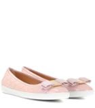 Le Specs Quilted Leather Ballerinas