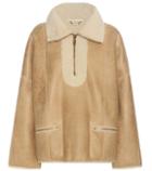 Chlo Shearling-lined Bomber Jacket