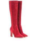Gianvito Rossi Arlay 85 Suede Knee-high Boots