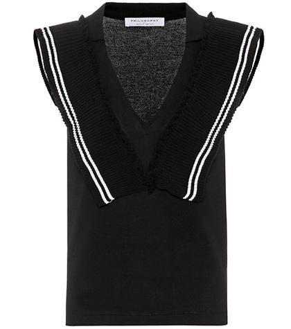 Philosophy Di Lorenzo Serafini Sleeveless Cotton Top