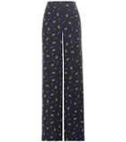 Prada Cosmic Fantasy Printed Silk Trousers
