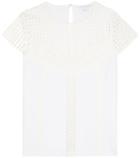 Diane Von Furstenberg Lauryn Guipure Lace-trimmed T-shirt