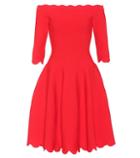 Alexander Mcqueen Off-the-shoulder Knit Minidress