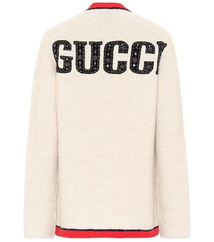 Gucci Alpaca And Wool Cardigan