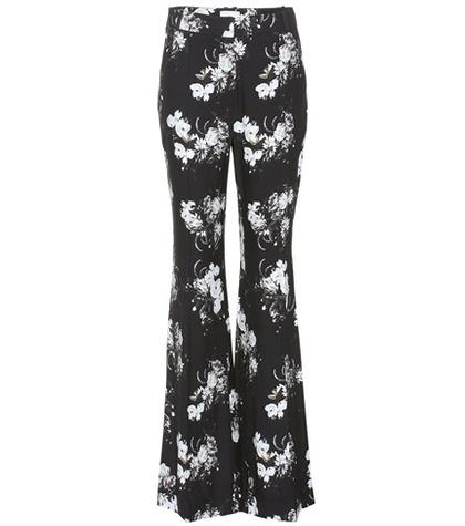 Givenchy Kaia Printed Crêpe Trousers