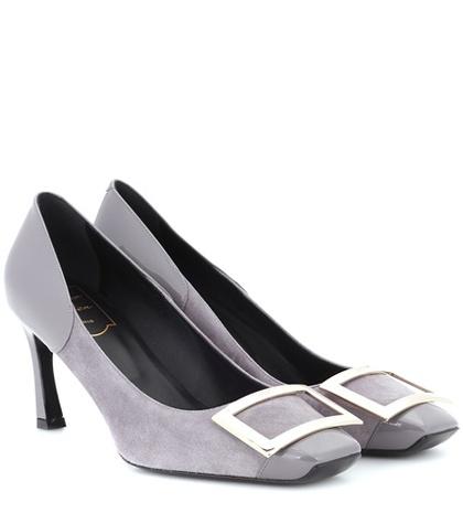 Miu Miu Belle Vivier Trompette Leather Pumps