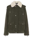 Saint Laurent Fur-trimmed Cotton Jacket