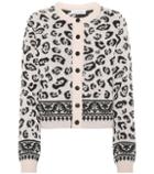 Altuzarra Meknes Leopard Wool-blend Cardigan