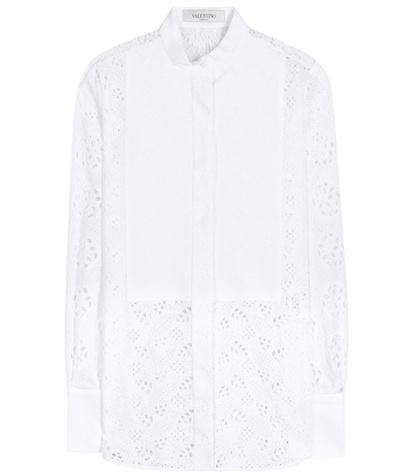 Edun Broderie Anglaise Cotton Shirt