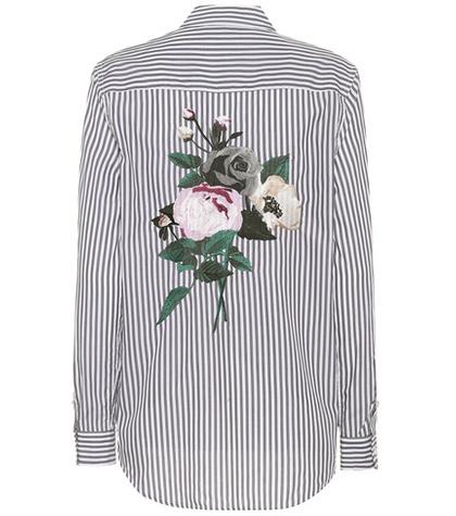 Equipment Brett Striped Cotton Shirt