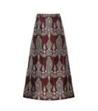 Alessandra Rich Printed Silk-blend Skirt