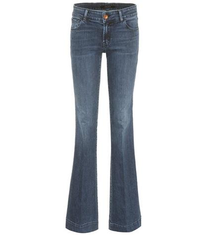 Roger Vivier Love Story Flared Jeans
