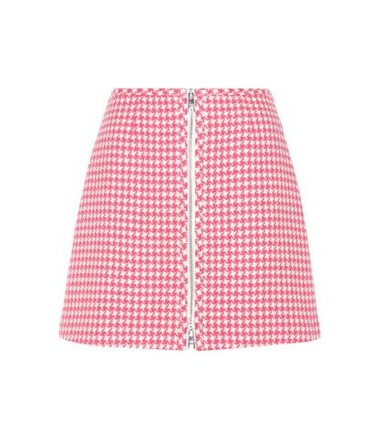 Prada Virgin Wool Miniskirt