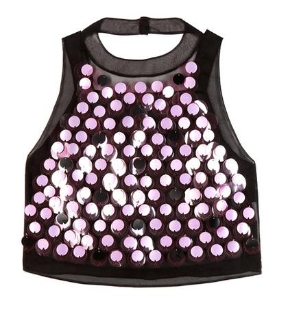 Tom Ford Avica Embellished Silk Top