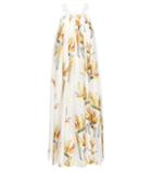 Roger Vivier Cotton And Silk-blend Fil Coupé Dress