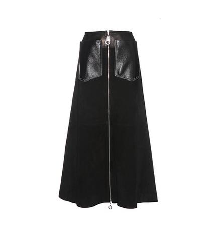 Edun Suede Midi Skirt
