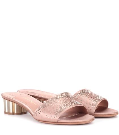 Salvatore Ferragamo Gorizias Satin Sandals