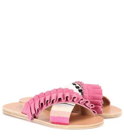 Jw Anderson X Ancient Greek Sandals Thais Frills Sandals