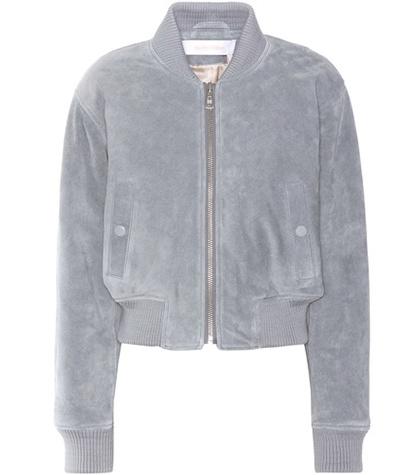 Roksanda Suede Bomber Jacket