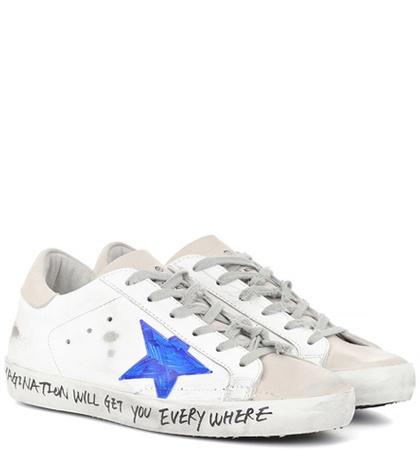 Vince Superstar Leather Sneakers