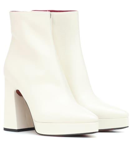 Athena Procopiou Leather Ankle Boots