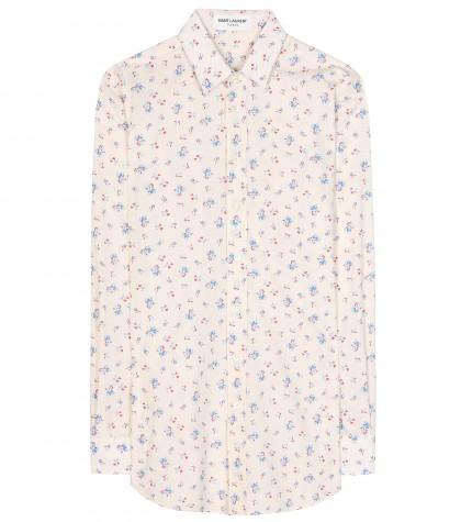 Saint Laurent Printed Cotton Shirt