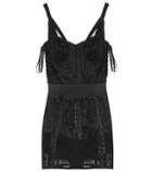 Dolce & Gabbana Lace-trimmed Minidress